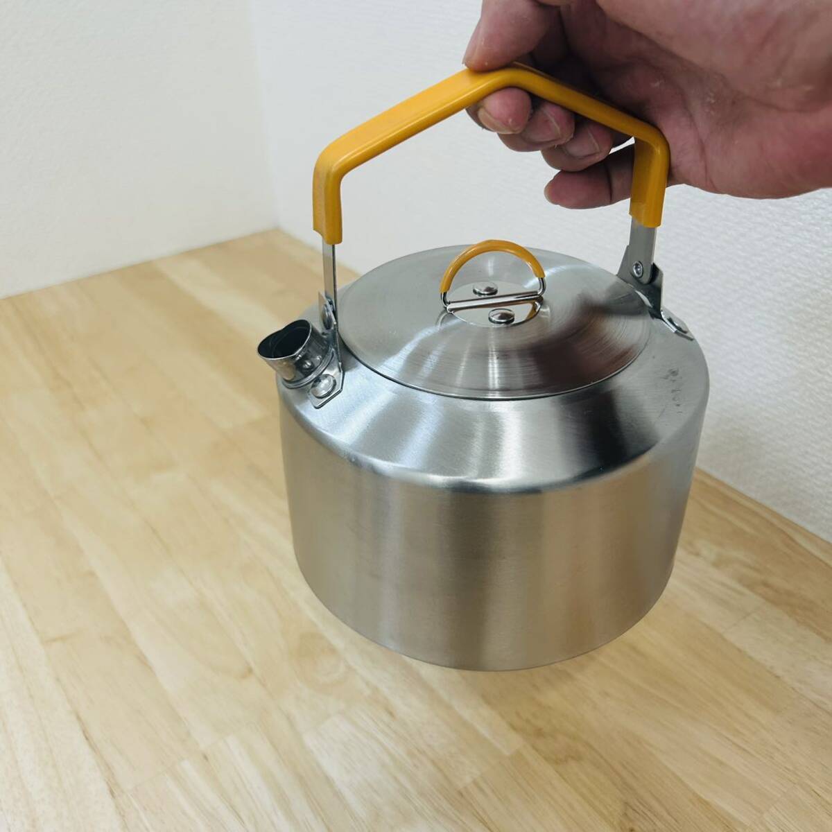  high capacity 1.5L made of stainless steel kettle tea kettle .. water coffee teapot camp high King outdoor field mountain climbing 15×18.5cm storage attaching 