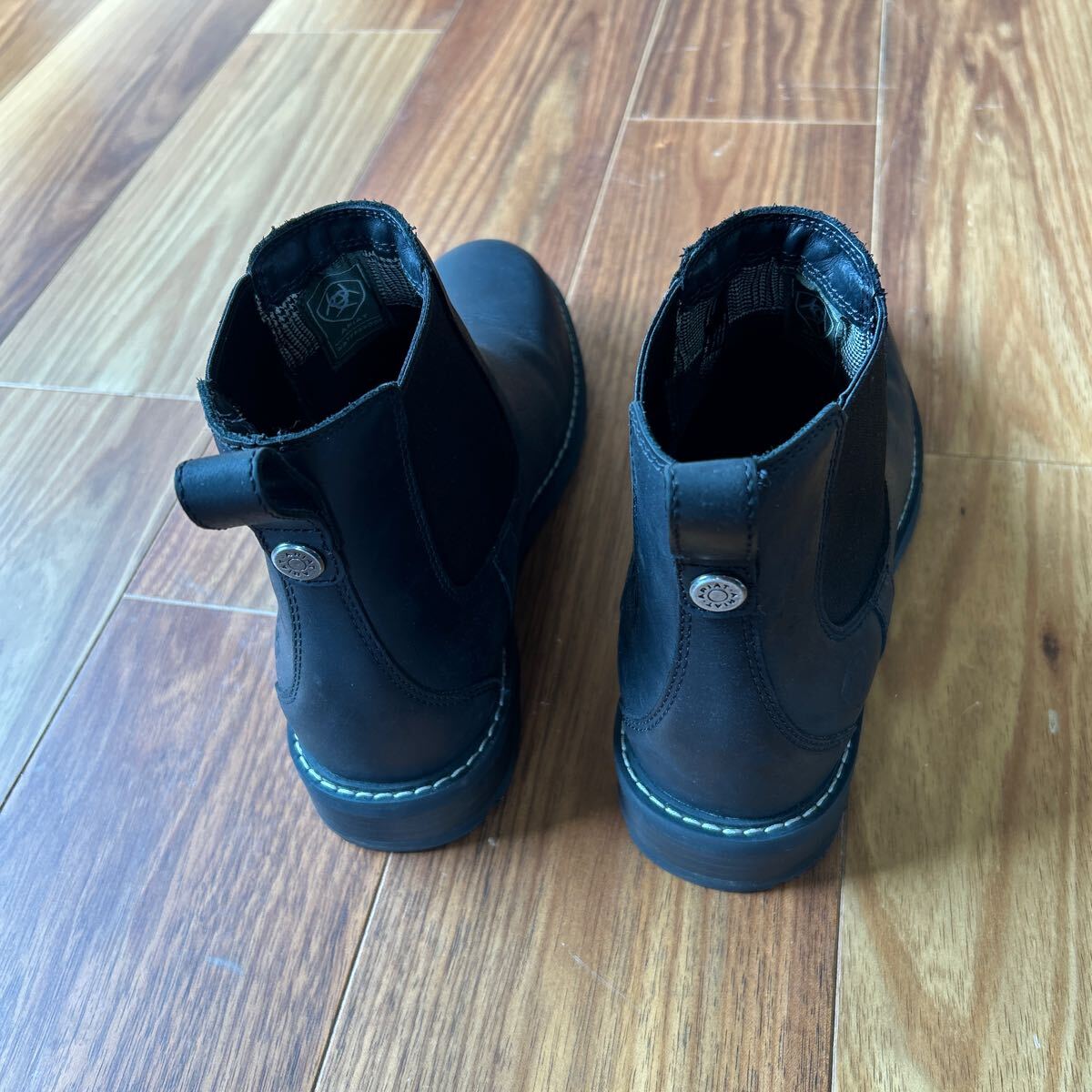 ARIAT サイドゴア ブーツ ブラック US8.5D 美品の画像3