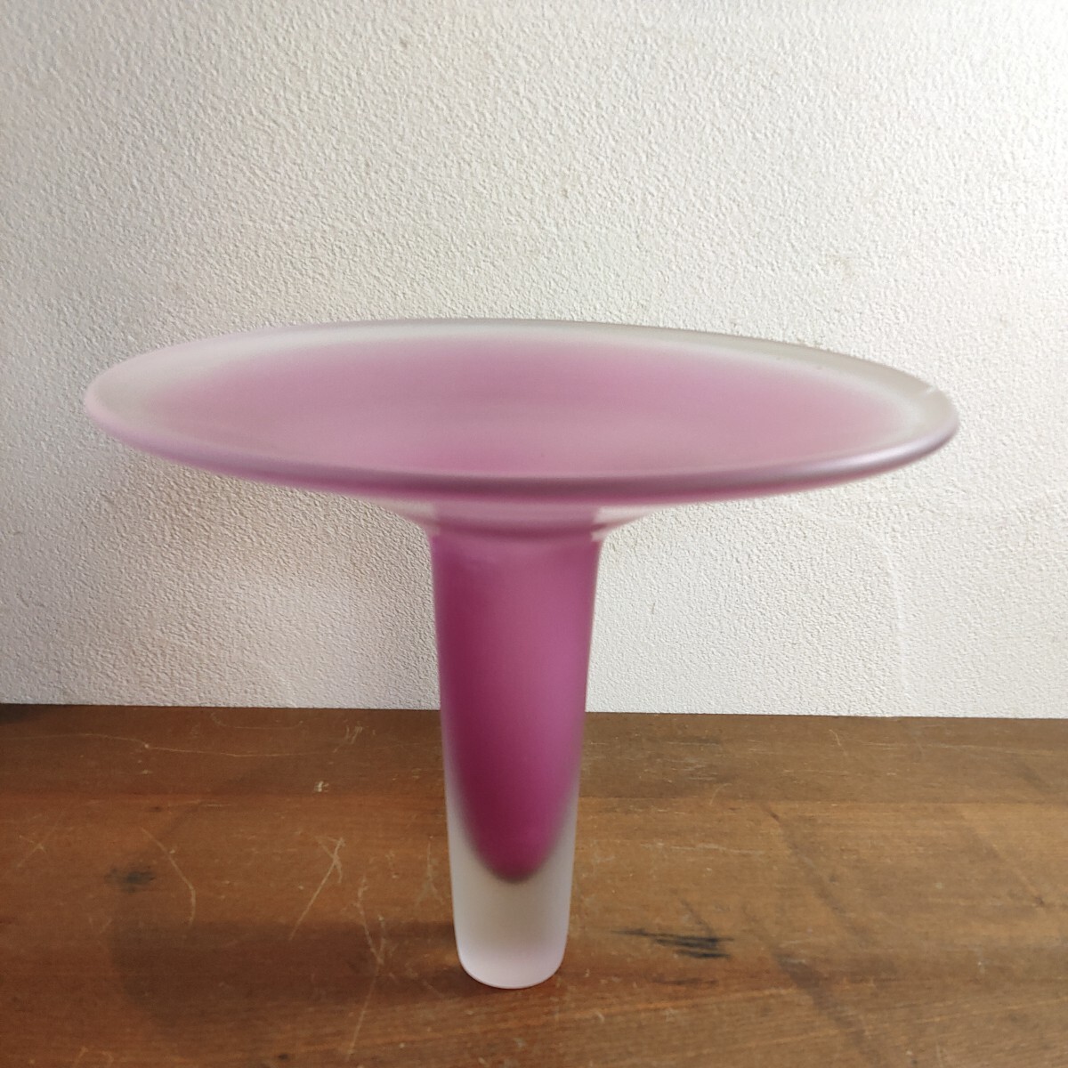 池坊 花器 花瓶 いけばな 華道具 フラワーベース 自由花 変形型 ガラス花器の画像1