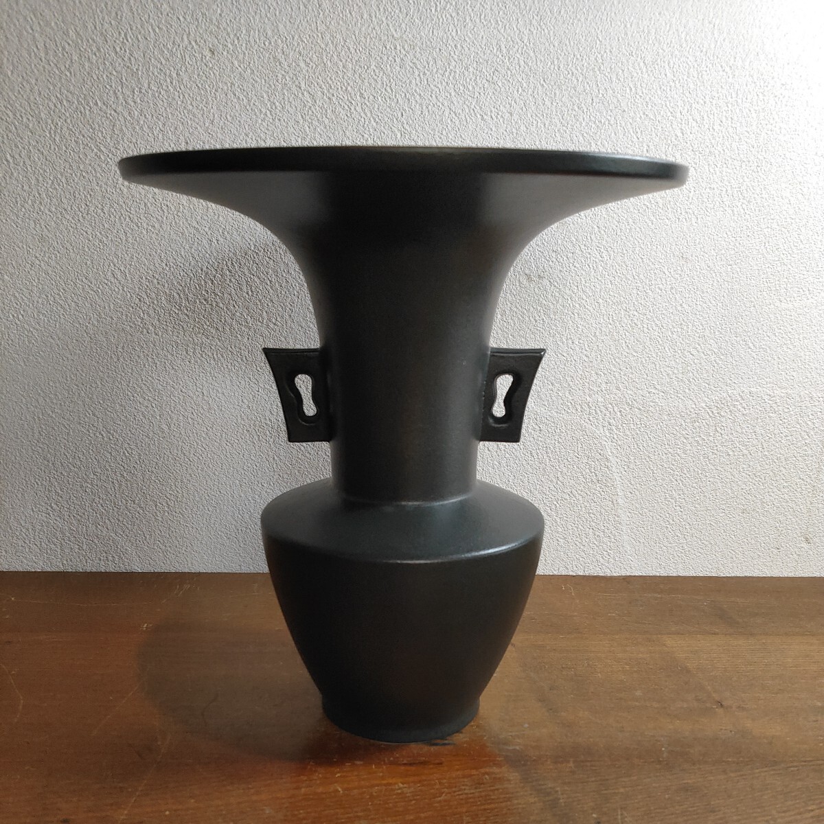  Ikenobo .... vase flower natural flower vessel . tool author ceramics direct mountain work Showa Retro 
