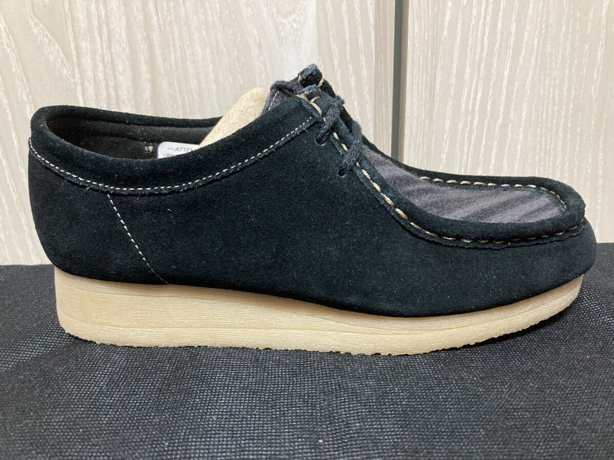 新品Clarks(クラークス) パドモラ オックスフォードカジュアルシューズブラックコンビ22cmレディース本革本皮ワラビーモカシン_画像7