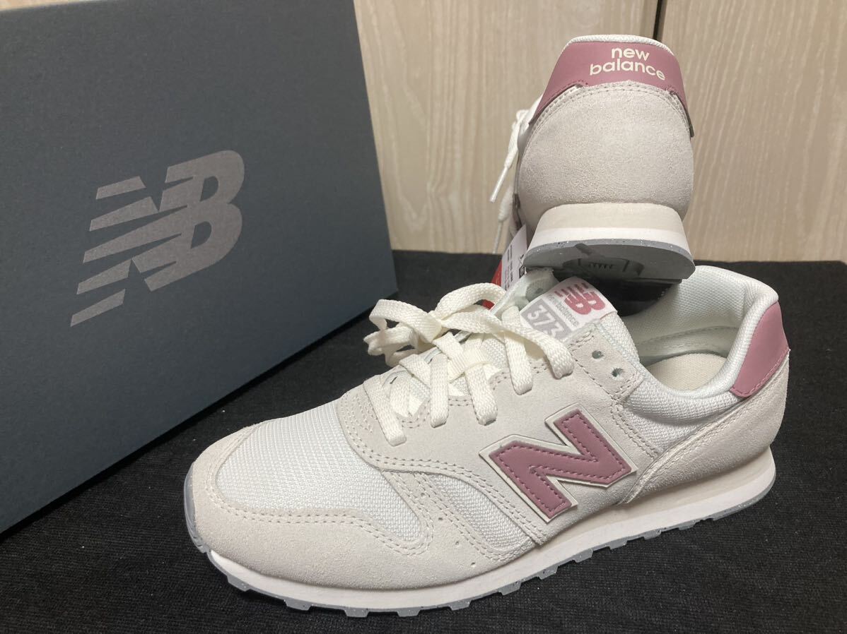 Новые 25 -сантиметровые кроссовки New Balance NewBalance Ladies Radeekers WL373OK2 Белый белый розовый ML373