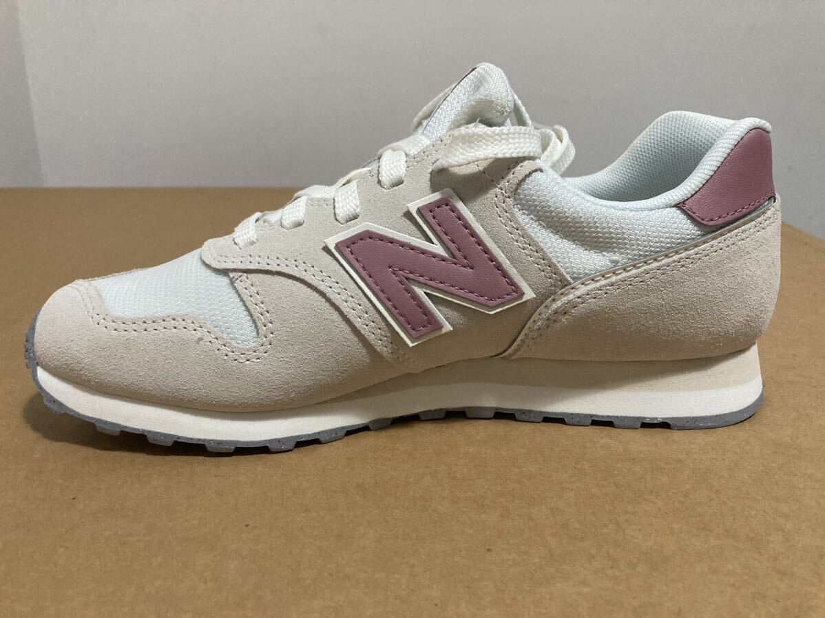 新品23cmニューバランス newbalanceレディーススニーカーWL373OK2ホワイト白ピンクML373好きにも_画像6