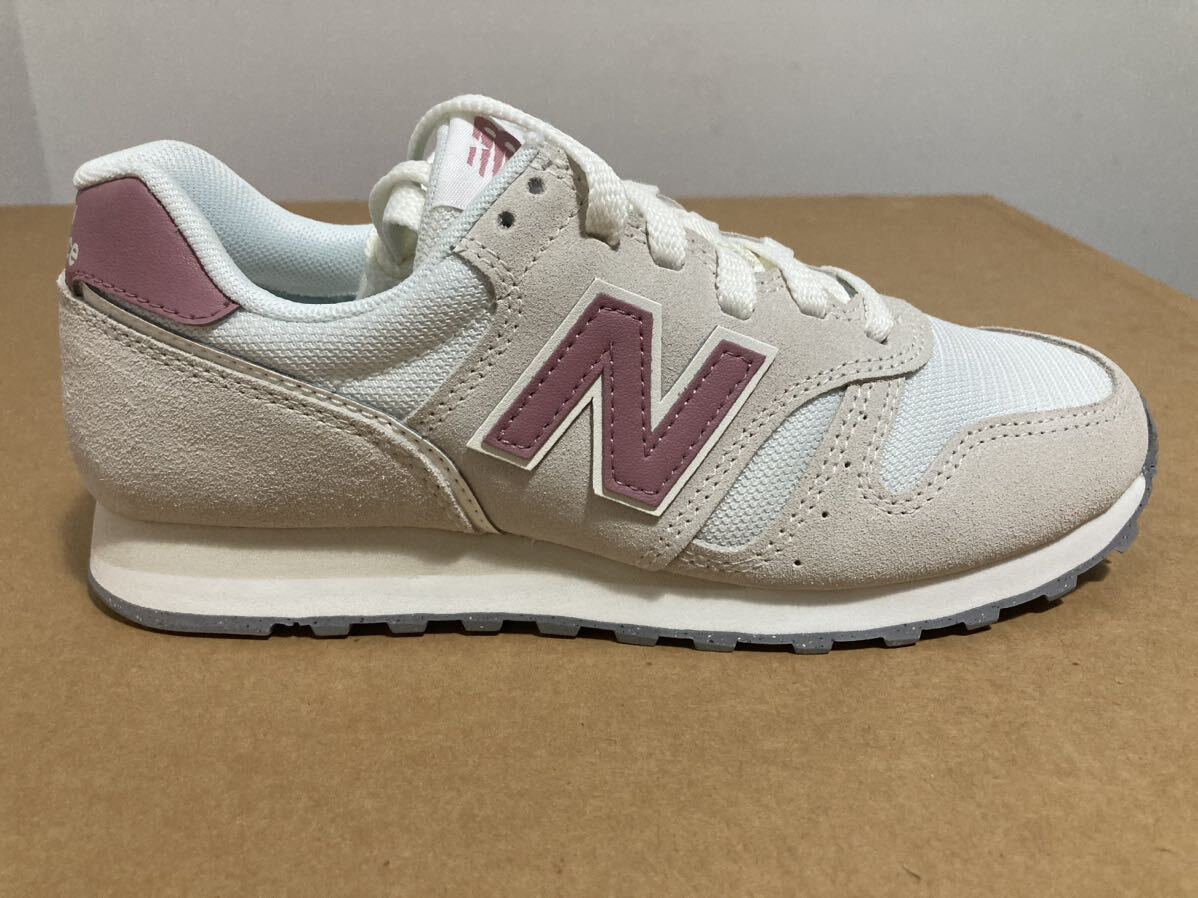 新品23cmニューバランス newbalanceレディーススニーカーWL373OK2ホワイト白ピンクML373好きにも_画像5