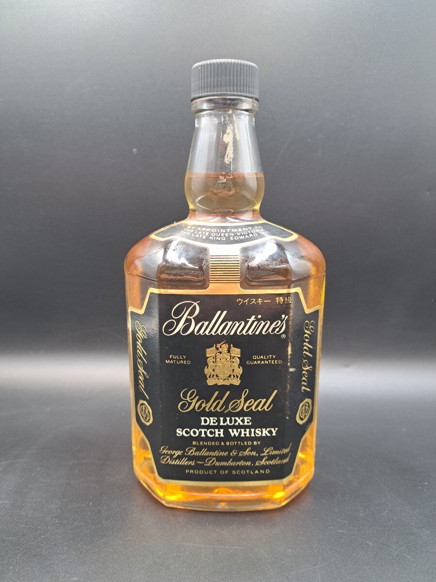 【１円スタート】 Ballantine バランタイン ゴールドシール デラックス 750ml 43%の画像1