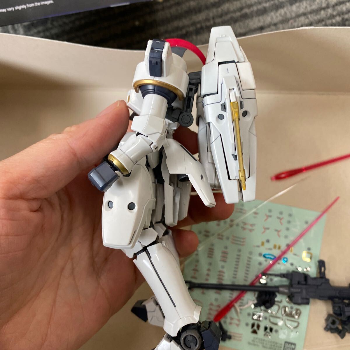 04189 OZ-00MS トールギス EW （1/144スケール RG 新機動戦記ガンダムW Endless Waltz 2418250）組立済み 現状ジャンク品の画像5