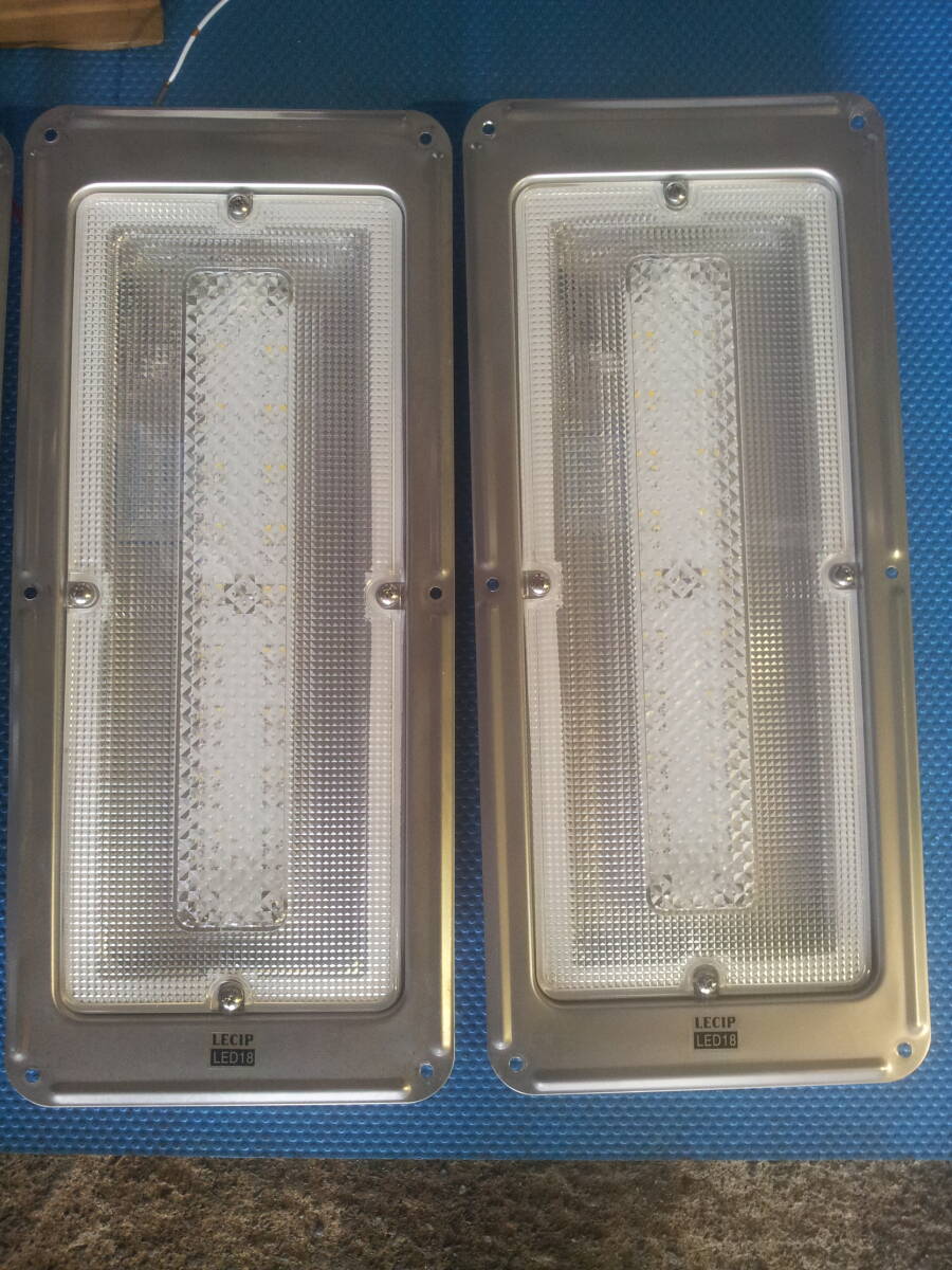 LECIP 室内灯 LED 庫内灯 荷台照明 4枚セット R6-4-8の画像3