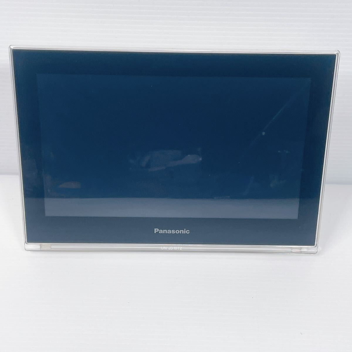 Panasonic VIERA UN-JD10T2 パナソニック ビエラ 防水モニター 13年製 ハードディスクレコーダー 液晶 ホワイト 動作未確認 ジャンクの画像2
