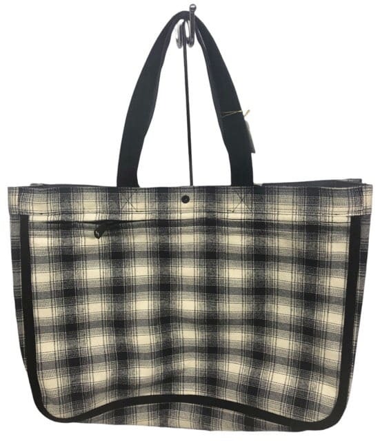  unused tag attaching PORTER Porter reversible tote bag 704-06879 check men's lady's [ used ]