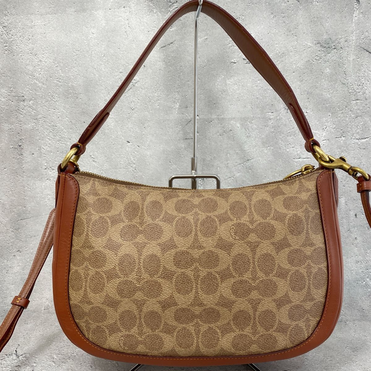 超美品 COACH コーチ サットン レザー ハンドバッグ ショルダーバッグ 2way