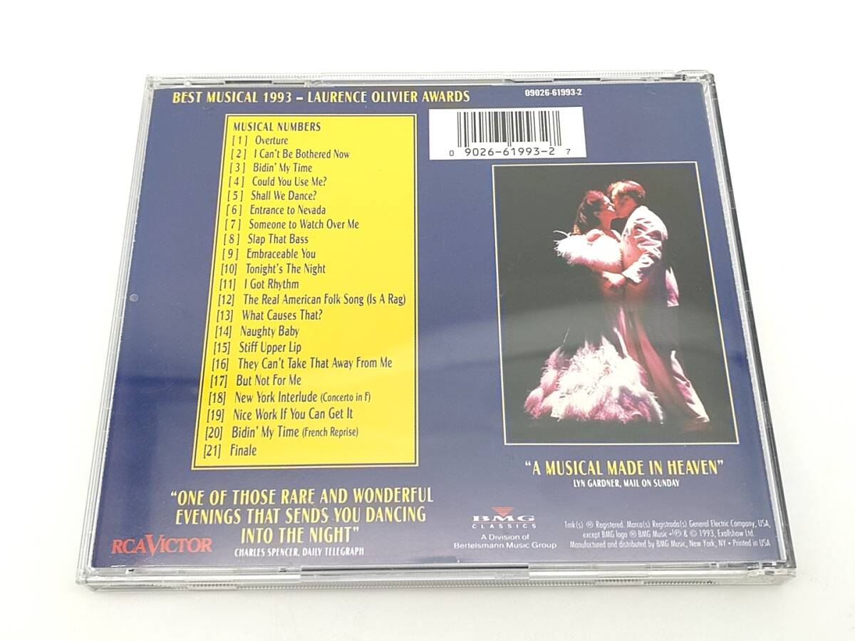 CD　米　GERSHWIN MUSICAL COMEDY/CRAZY FOR YOU/09026-61993_画像3