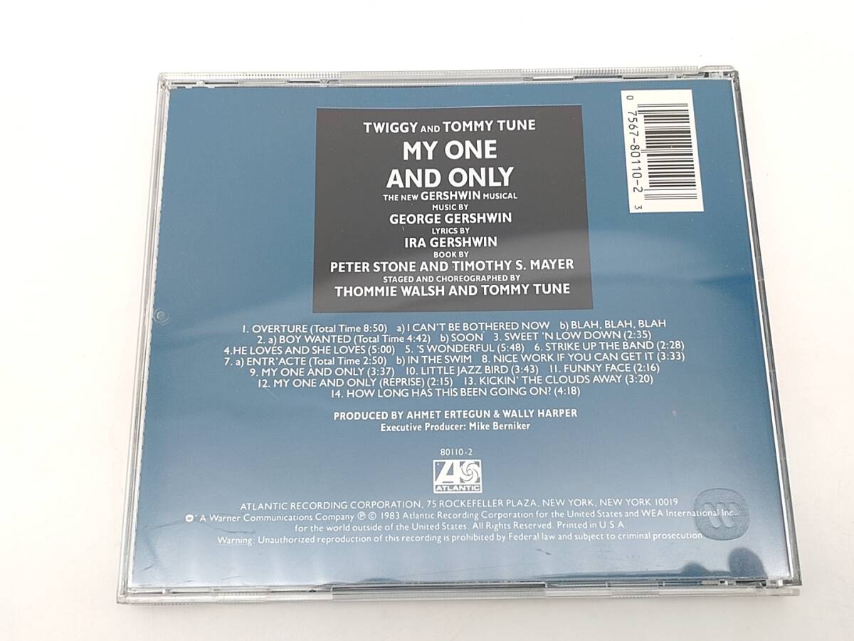 CD рис MY ONE AND ONLY/ORIGINAL CASR RECORDING/ATLANTIC 7 80110-2