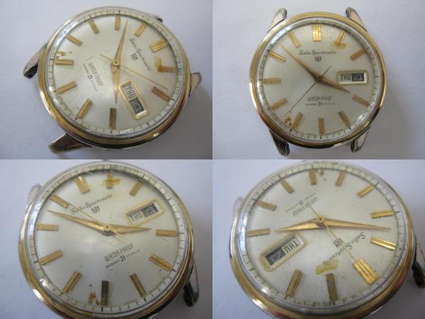 【YT-B37-196～199】SEIKO/セイコー Sportsmatic5、マチック5 Deluxe含む「7619-9020・6619-8970・6619-7070・6606-8970」3針 AT 4本セットの画像4