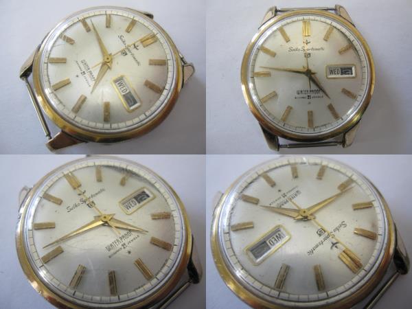 【YT-B37-196～199】SEIKO/セイコー Sportsmatic5、マチック5 Deluxe含む「7619-9020・6619-8970・6619-7070・6606-8970」3針 AT 4本セットの画像5