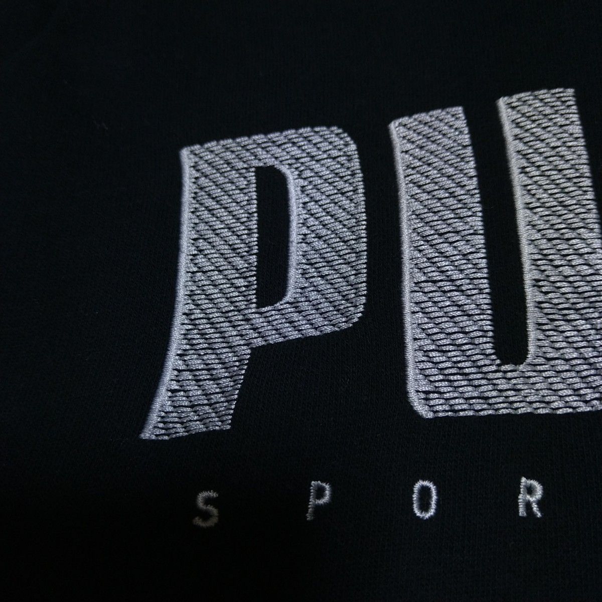 PUMA  スウェットパーカー M ブラック 黒色 プーマ 裏パイル スポーツ メンズ