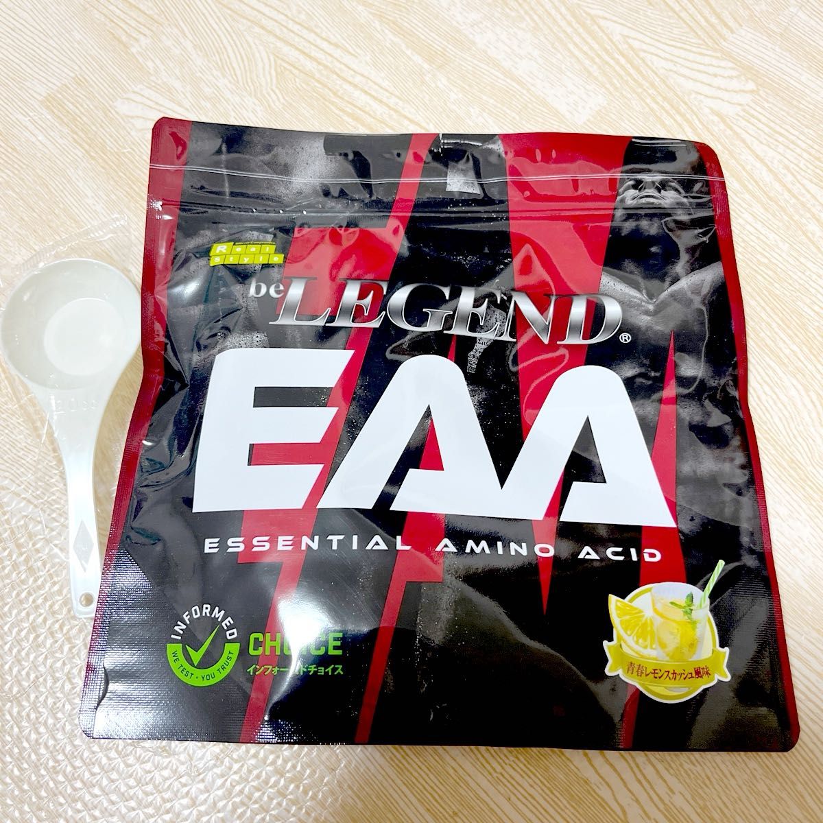 ビーレジェンド EAA 青春レモンスカッシュ風味 300g be LEGEND）スプーン付き