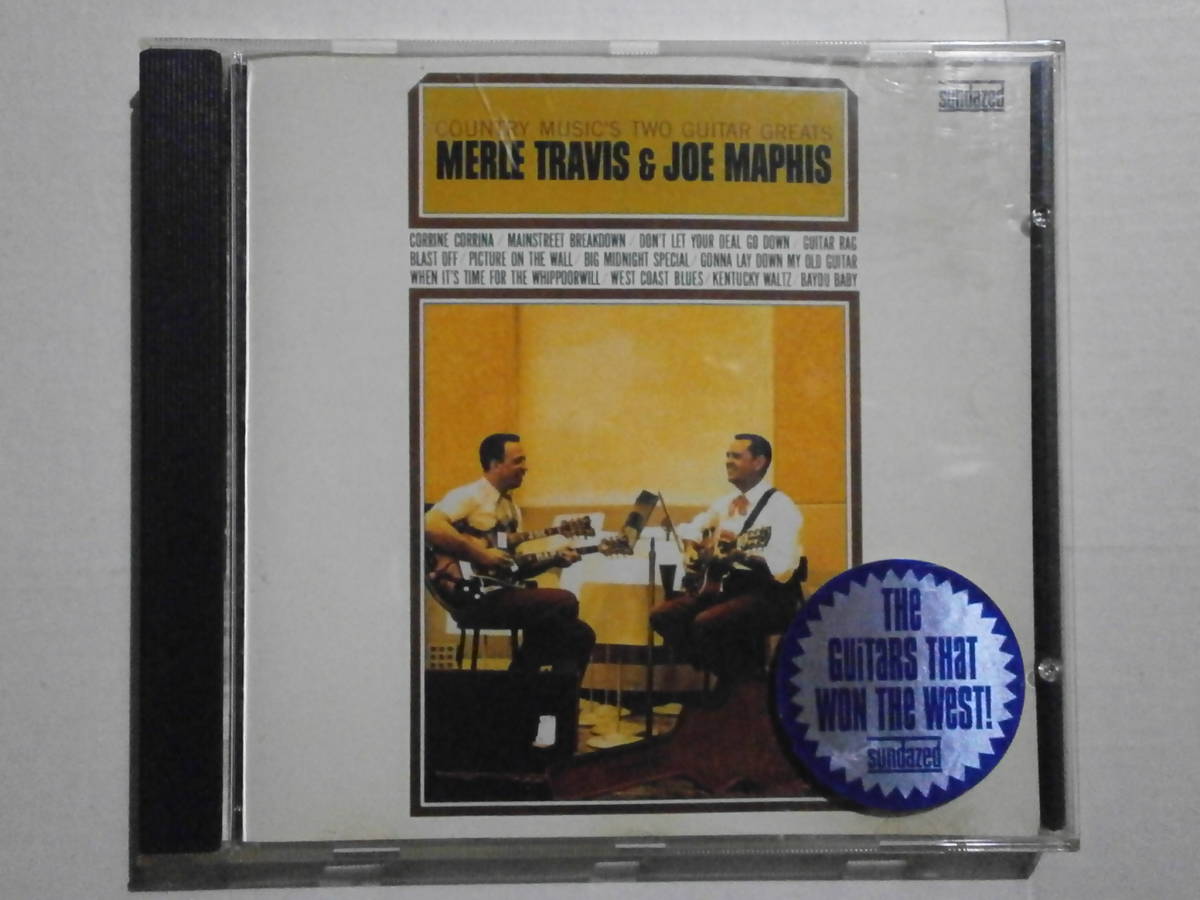 ジョー・メイフィスとマール・トラヴィス CD４枚 「FIRE ON THE STRINGS」「TRAVIS&MAPHIS」「SATURDAY NIGHT SHUFFLE」「M・TRAVIS」の画像5