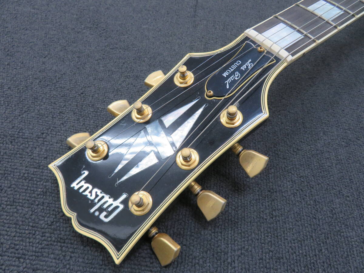 ギブソン レスポール カスタム エボニー エレキギター Gibson Les Paul Custom Ebonyの画像3