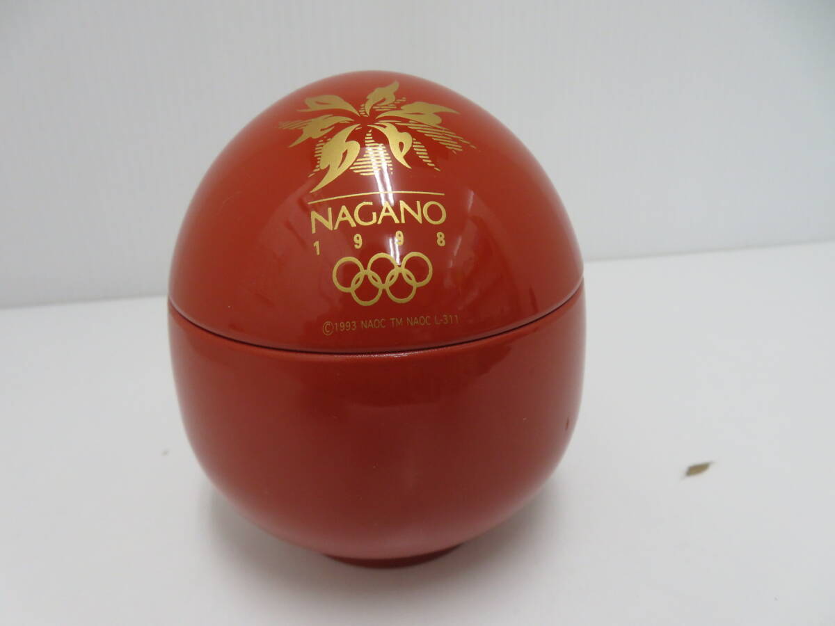 長野オリンピック 記念グッズ 公式ライセンス商品 蓋付き碗 お椀の画像1
