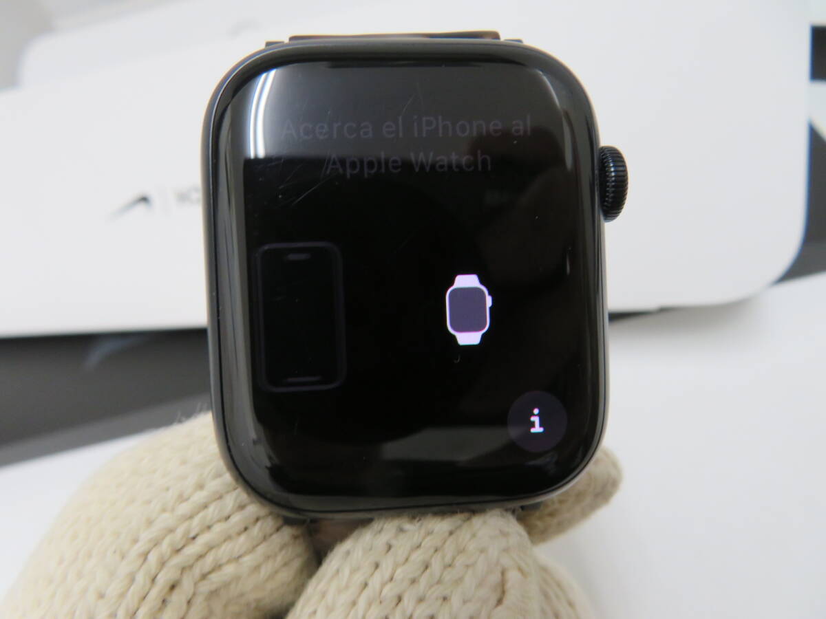 アップル アップルウォッチ MKL53J/A Series7 GPS+Cellularモデル 45ｍｍ ミッドナイトアルミニウムケース Apple Watchの画像2