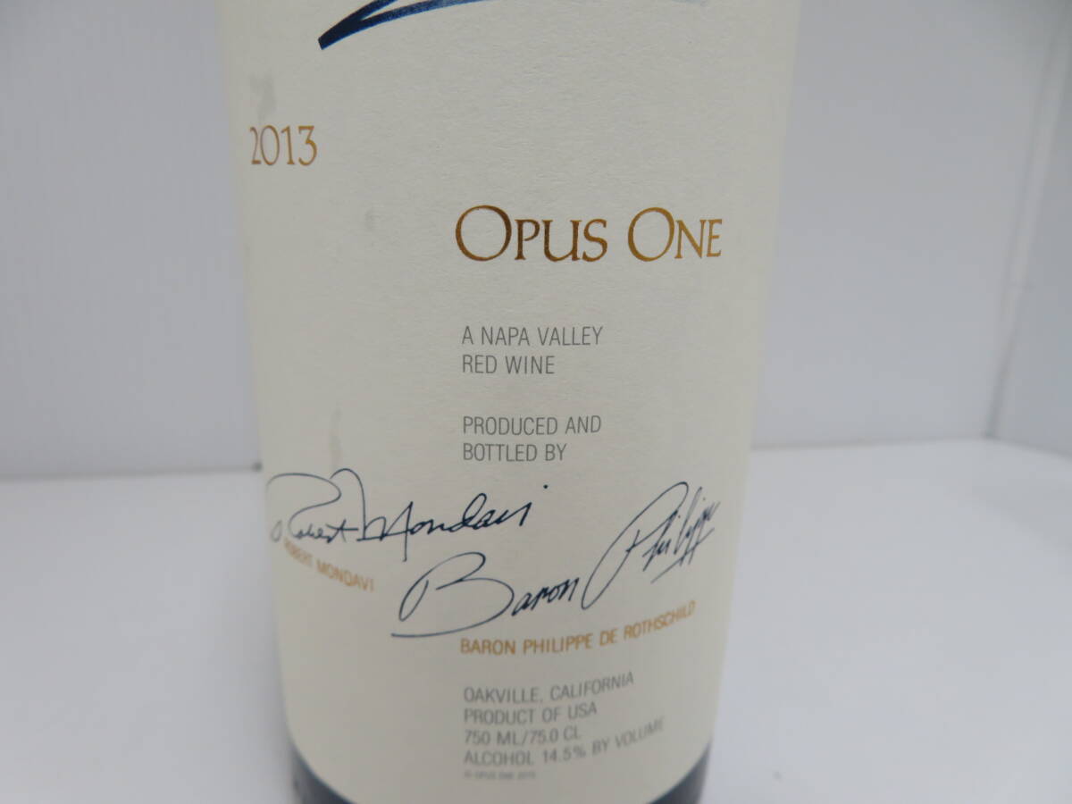 オーパスワン 2013 ナパバレー 赤ワイン 未開栓 750ｍｌ 14.5％ Opus One          02の画像5