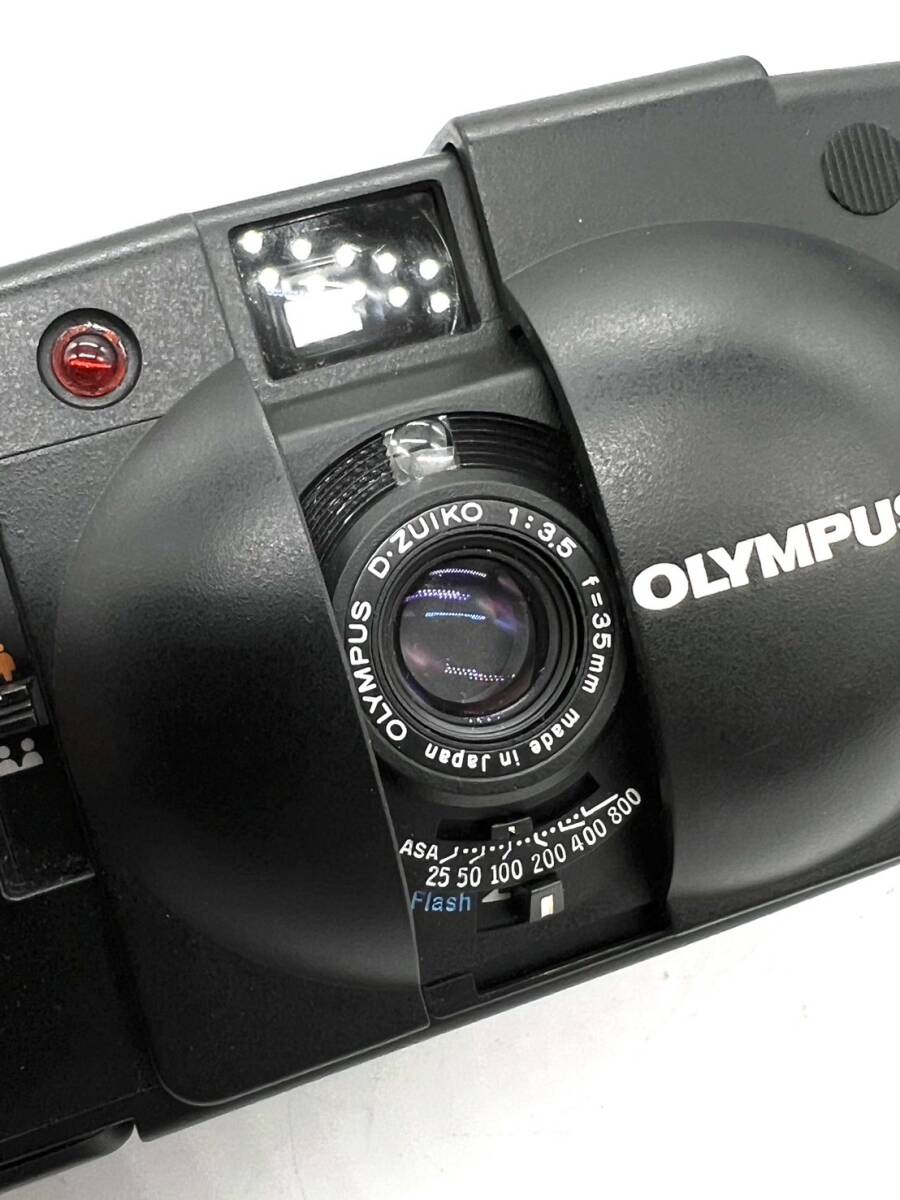 ■OLYMPUS オリンパス XA2 A11 コンパクトフィルムカメラ D.Zuiko 1.3.5 35mm フラッシュユニット 付 中古 現状品 ケース 付_画像3