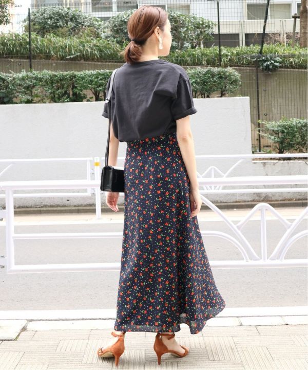  prompt decision new goods popular unused tag attaching slow b Iena SLOBE IENA flower dot flair skirt navy 38 Spick and Span 