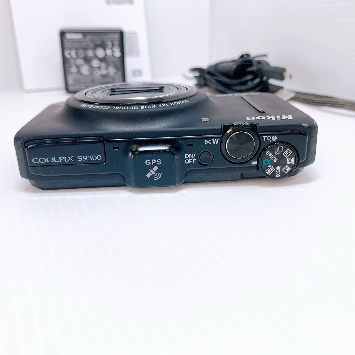 Nikonデジタルカメラ COOLPIX S9300 コンデジ　ニコン　クールピクス　ブラック