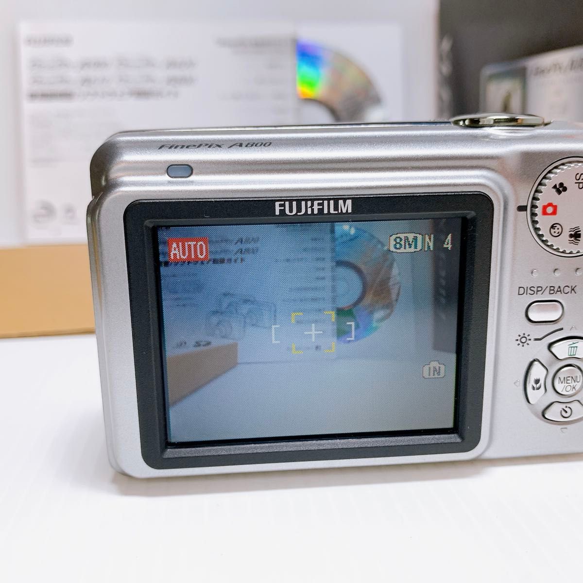 レトロ　FinePix A800 FUJIFILM  ファインピックス　富士フィルム　シルバー　コンデジ　デジカメ