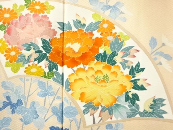 ys6968622;.sou hand .... ground paper ...*. flower pattern one . kimono [ antique ][ put on ]