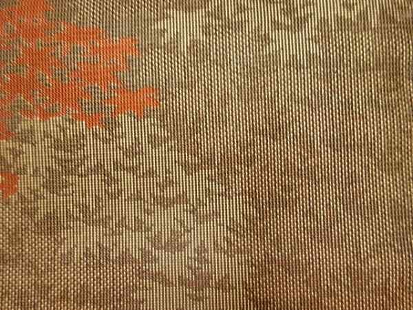 086036# 【1円～】紗 紅葉模様織り出し名古屋帯の画像3