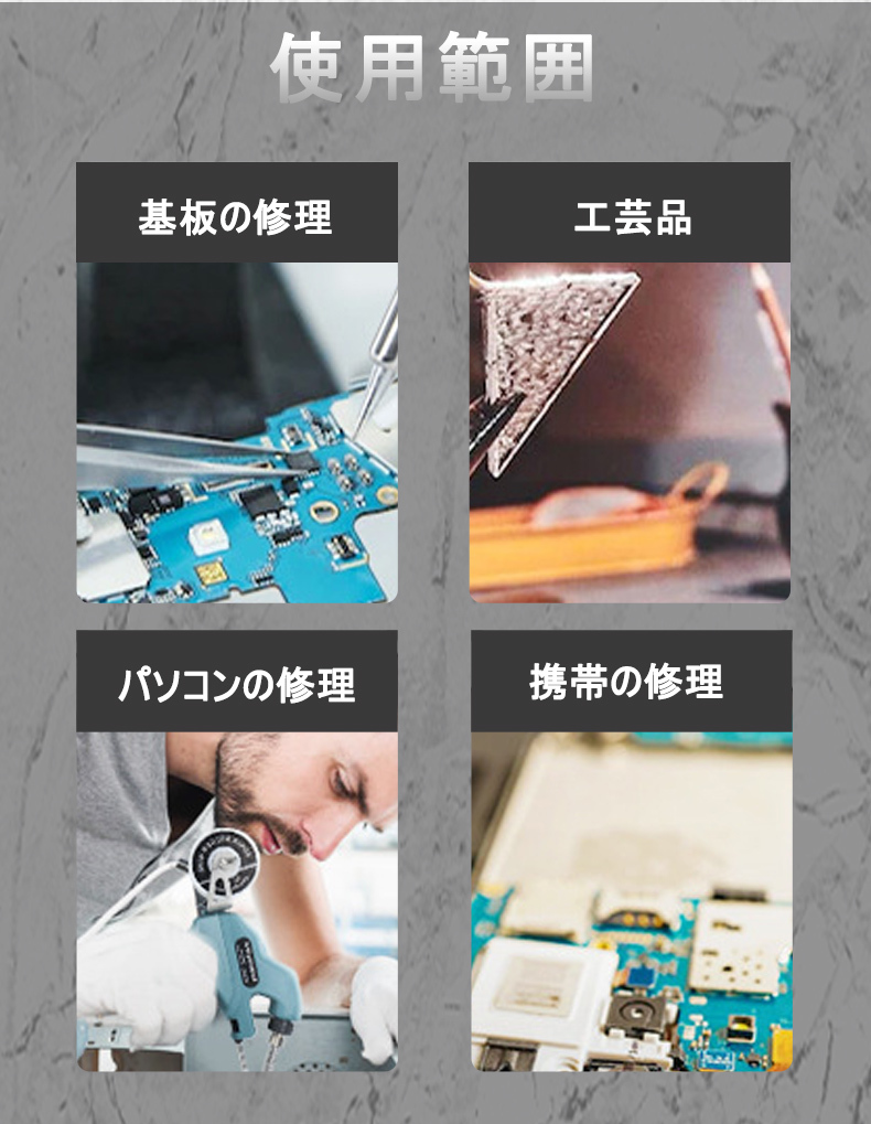 (A) マキタ makita 互換 充電式 はんだごて はんだ線 セット ハンダゴテ コードレス 電動 18V 14.4V バッテリー 対応 _画像5