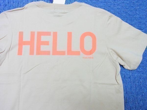 1円★PEARLYGATES パーリーゲイツ★前後HOLA HELLOプリントメキシカンTシャツ0★S【053-0163517】ベージュ薄茶【本物保証】店頭完売の画像2