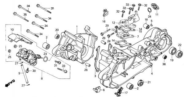 HF01 純正 クランクシール オイルシール R,L リード80 送料250円～ 新品 AF01 LEAD 50 左右 クランク シャフト シール .gc8.kbn_HF01　E-9　クランクケース