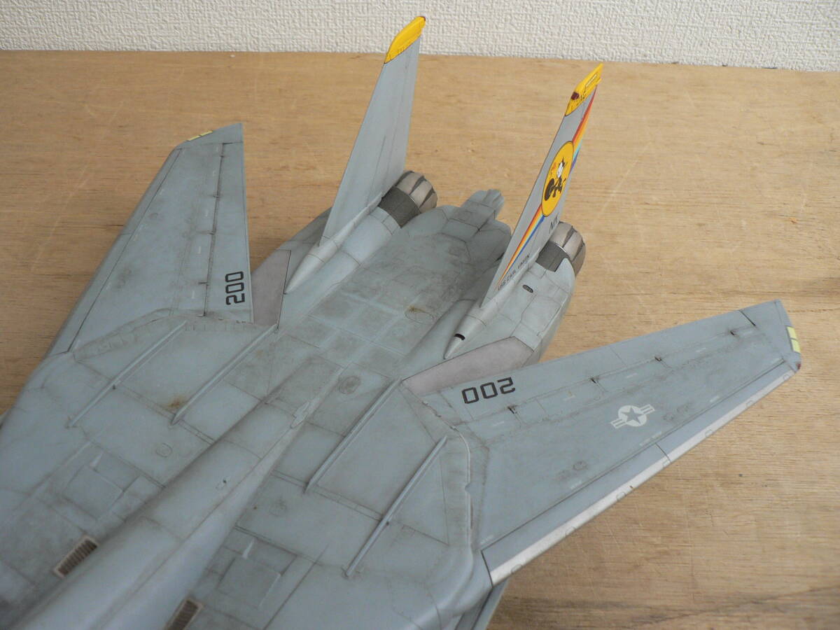 BBP310 完成品 中古 組立済 プラモデル 3機まとめて / F-4 EJ ファントム 1:48 / F-14D トムキャット 1:48 / Fairey Swordfish 1:72