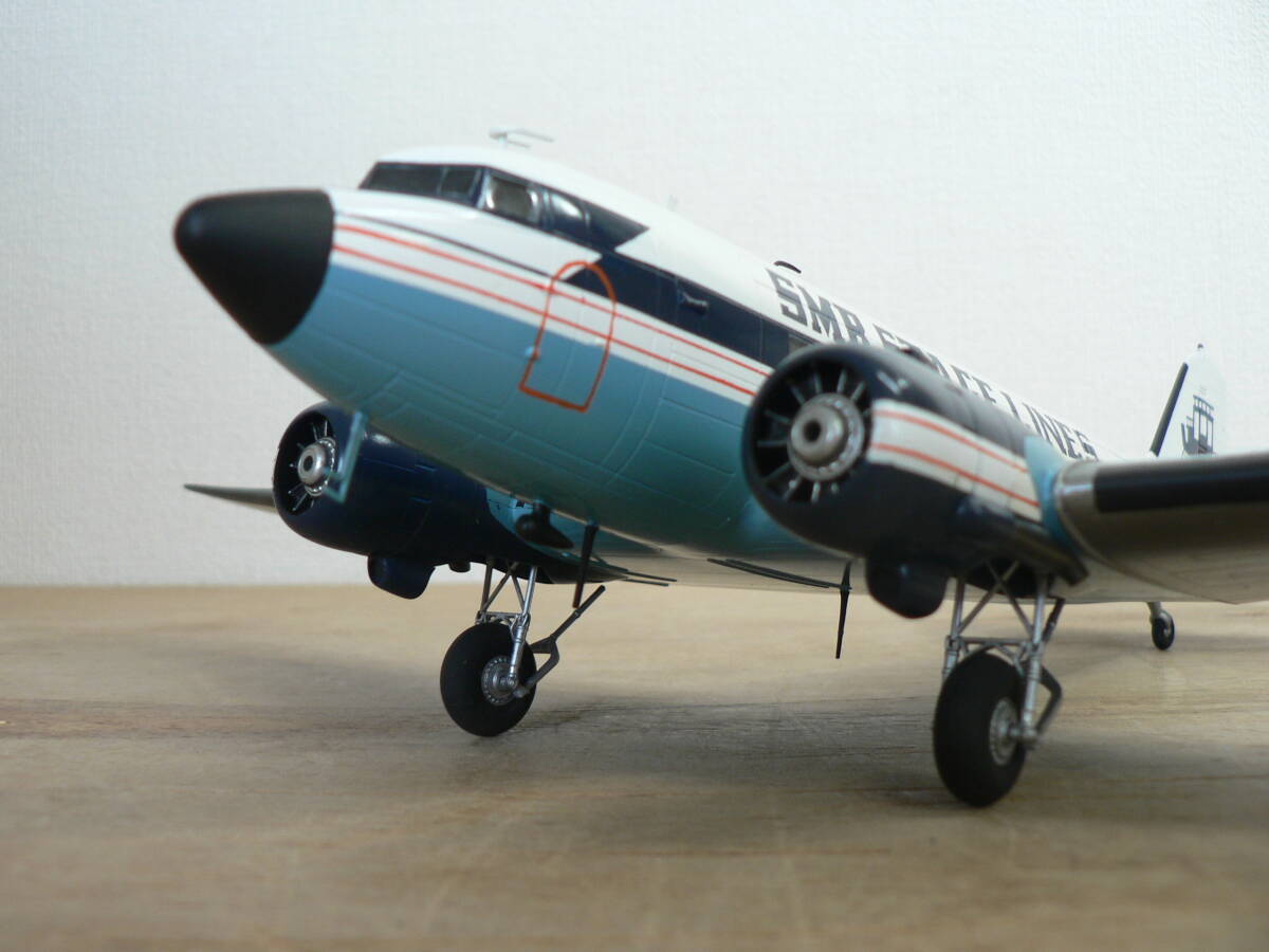 BBP311 完成品 中古 組立済 プラモデル ITALERI イタレリ 1:72 ダグラス DC-3 Douglas Commercial 3 SMBの画像7