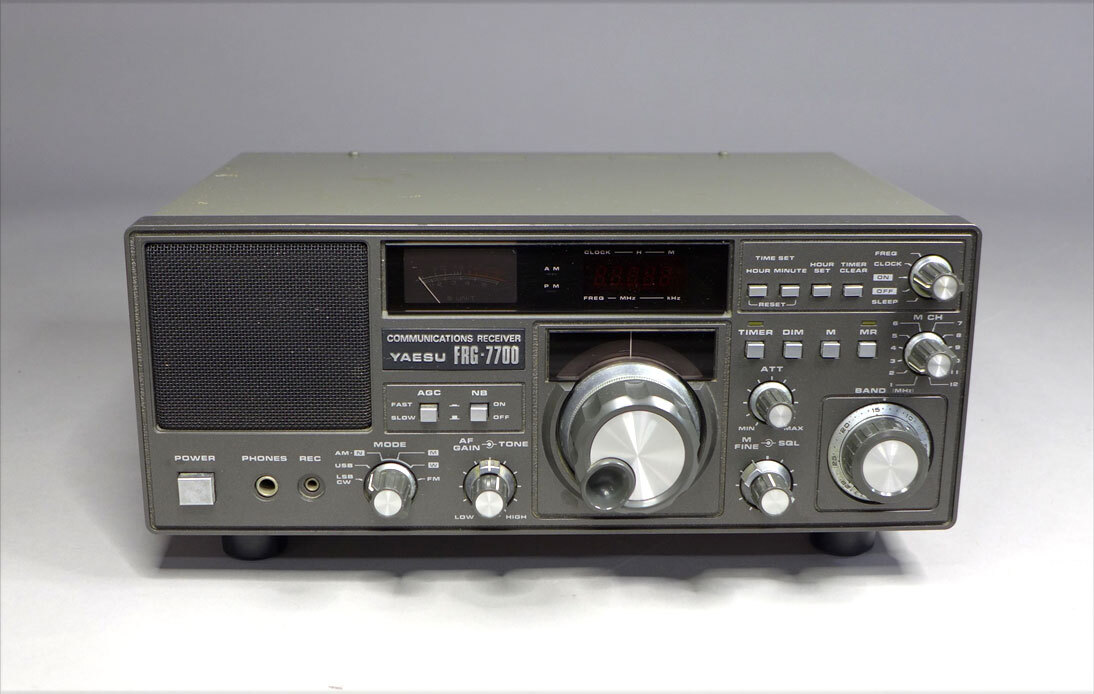●YAESU 八重洲無線 FRG-7700 通信型受信機　アマチュア無線機　コミュニケーションレシーバー