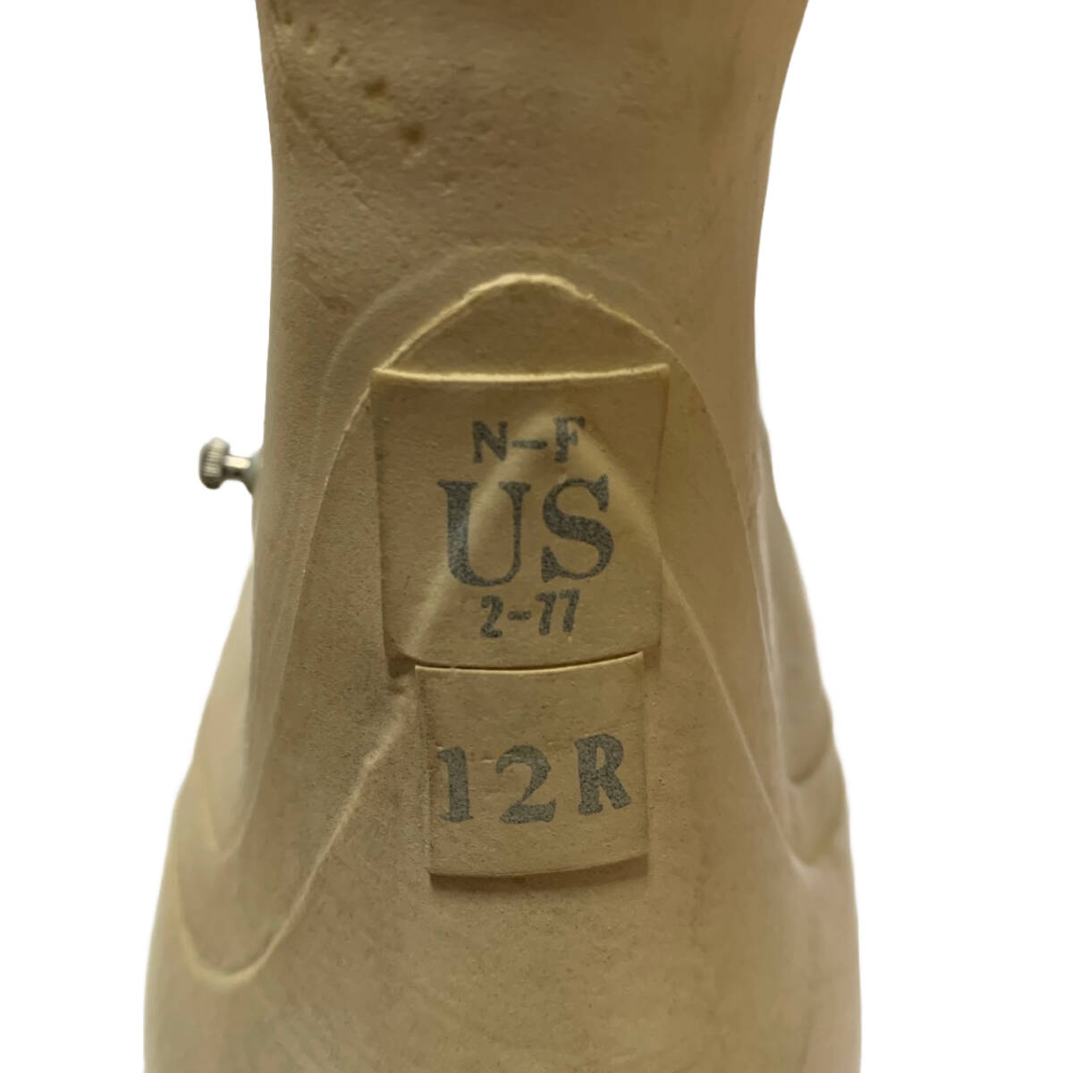 デッドストック 77年製 US ARMY バニーブーツ 12R オーバーブーツ ミッキーブーツ アメリカ軍 ミリタリー シューズ 靴 放出品 raf simons の画像3