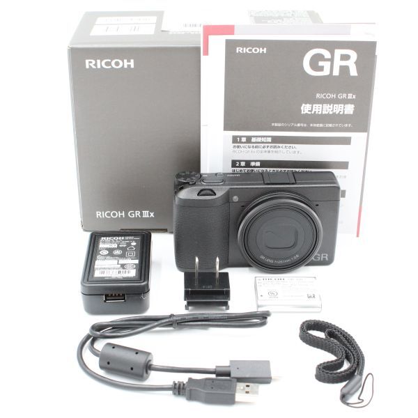 ショット数1000回、元箱付き。★新品級★ RICOH リコー GR IIIxの画像1