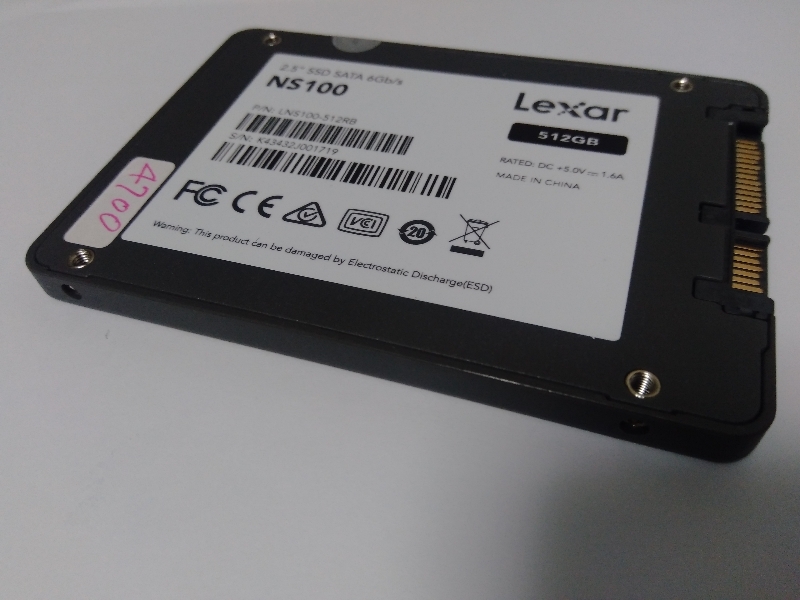 ■ SSD ■ 512GB （4700時間）　正常判定　Lexar NS100　送料無料_画像5