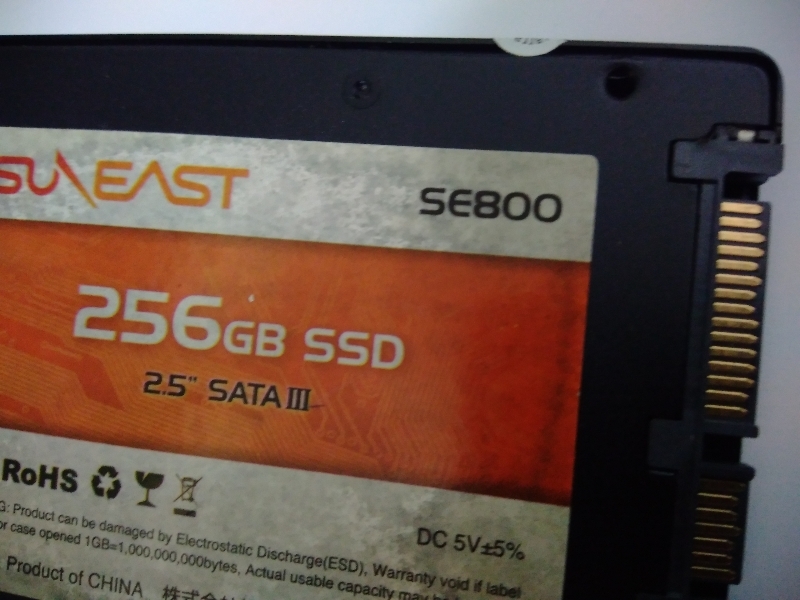 ■ SSD ■ 256GB （2107時間）　正常判定　SunEast 旭東 SE800　ラベル難有　送料無料