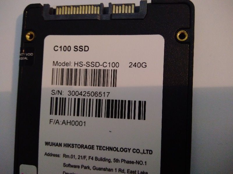 ■ SSD ■ 240GB （660時間） 正常判定 HIKVISION 送料無料の画像4