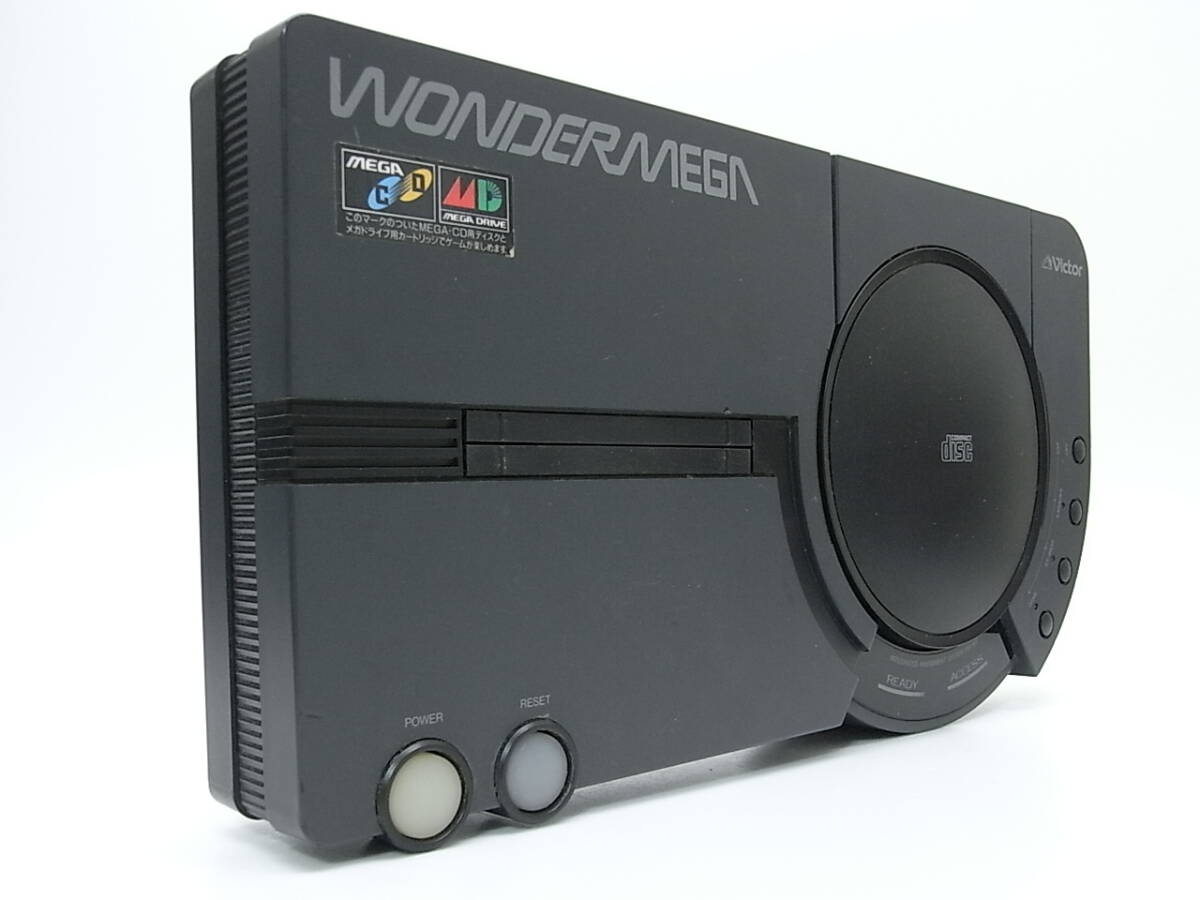 【当時物】初代 Victor ビクター WONDERMEGA ワンダーメガ RG-M1 本体 コントローラー RG-CP1 ACアダプター 付き メガドライブ MEGA-CD MDの画像4