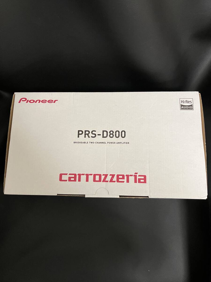 ブリッジャブルパワーアンプ PRS-D800 250W×２ Hi-Res carrozzeria 国内正規品 展示品 メーカー保証付きの画像1