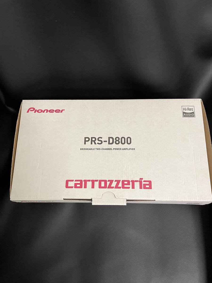 ブリッジャブルパワーアンプ　PRS-D800　250W×２　Hi-Res　carrozzeria　国内正規品　中古品　美品