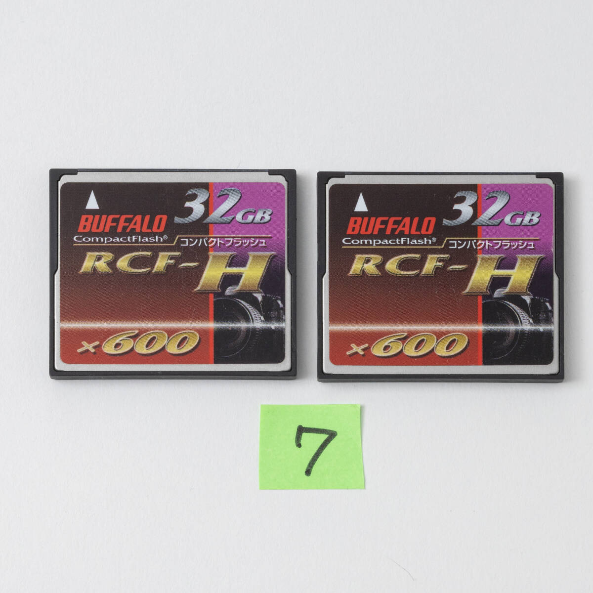 BUFFALO　CFカード【32GB ・中古2枚組】 600倍速　トランセンド　コンパクトフラッシュ (7)_画像1
