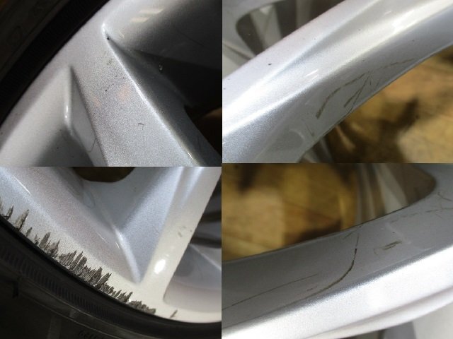 溝十分有り Audi アウディ TT 8J 後期 純正 ホイール タイヤ 4本セット 5H-112 17インチ 8.5J+50 245/45R17 2020年 フェデラル 8J0601025BEの画像10