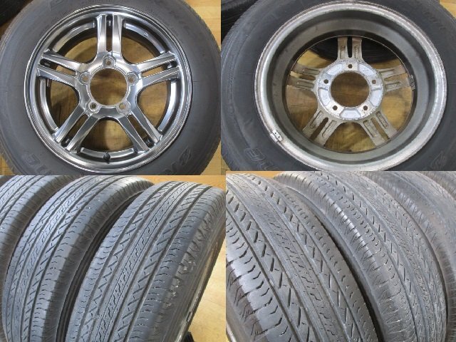 スズキ ジムニー JB23W クロスアドベンチャー ランドベンチャー 純正 ホイールタイヤ 4本 5H-139.7 16インチ 175/80R16 ブリヂストン JB64Wの画像6