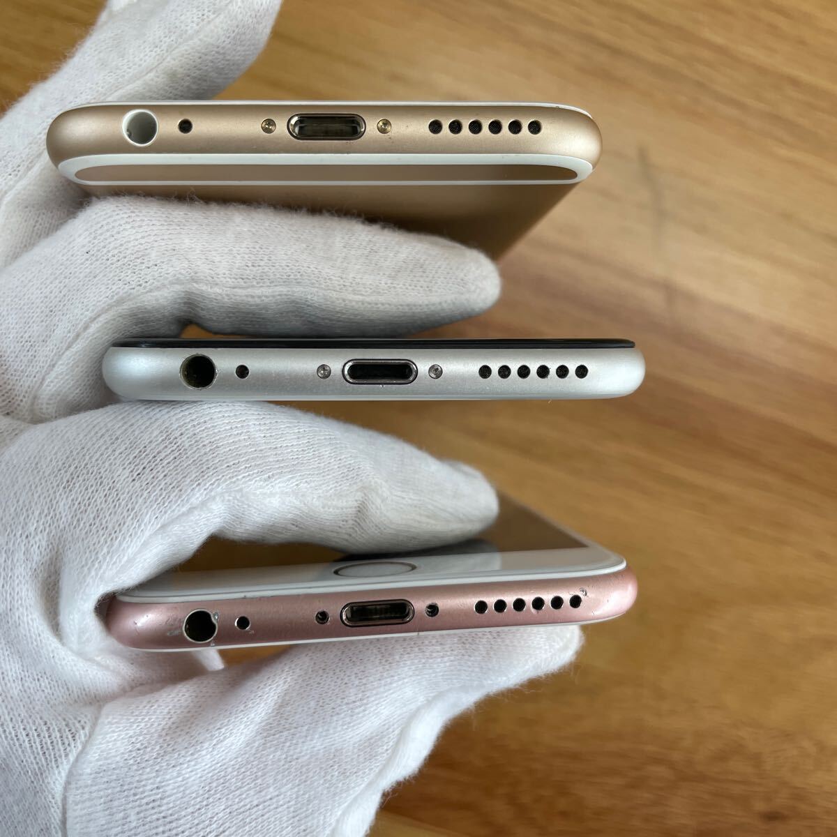 Apple（アップル）iPhone6s ゴールド シルバー ローズゴールド 3台セット 利用制限◯ スマートフォン アイフォン ジャンク 部品取り_画像5