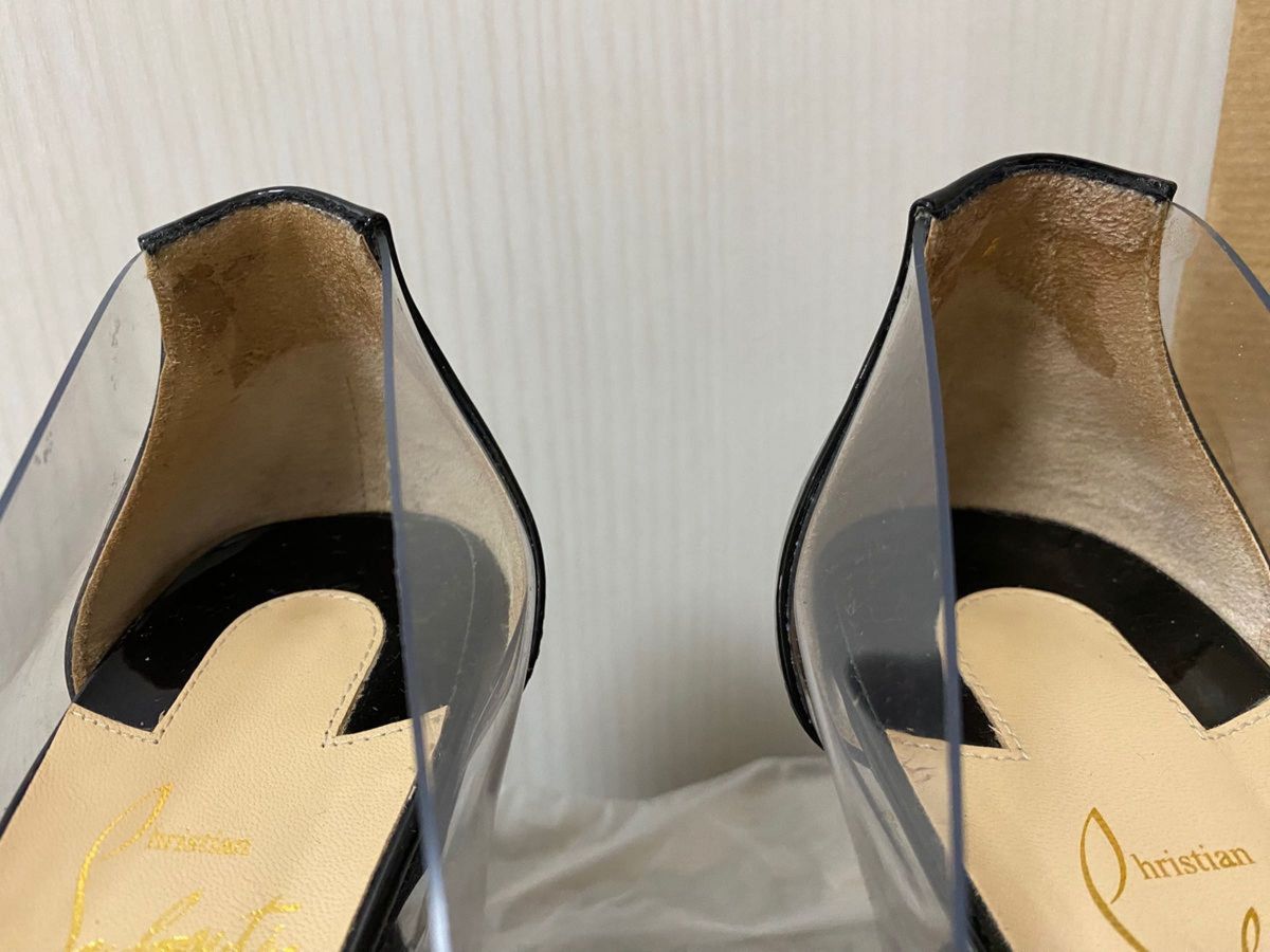 美品 クリスチャンルブタン パンプス ビジュー 36 22 5くらい 美品 クリスチャンルブタン パンプス ビジュー 36 22 5くらい